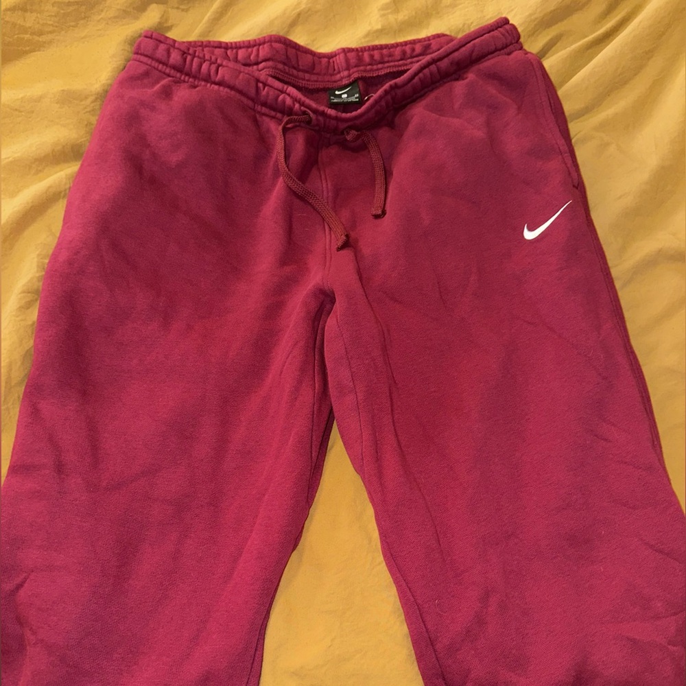 Nike Burgundy Sweatpants XL